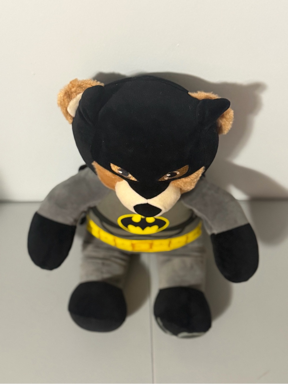 Build-A-Bear Batman Inspired Teddy Bear 16” Retired DC Comics Plush 2017 - Picture 4 of 16